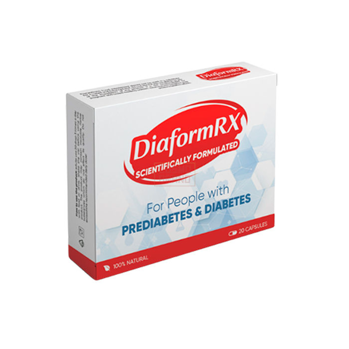 ⌠ DiaformRX caps ⌡ ⌠ means for normalizing sugar levels ⌡